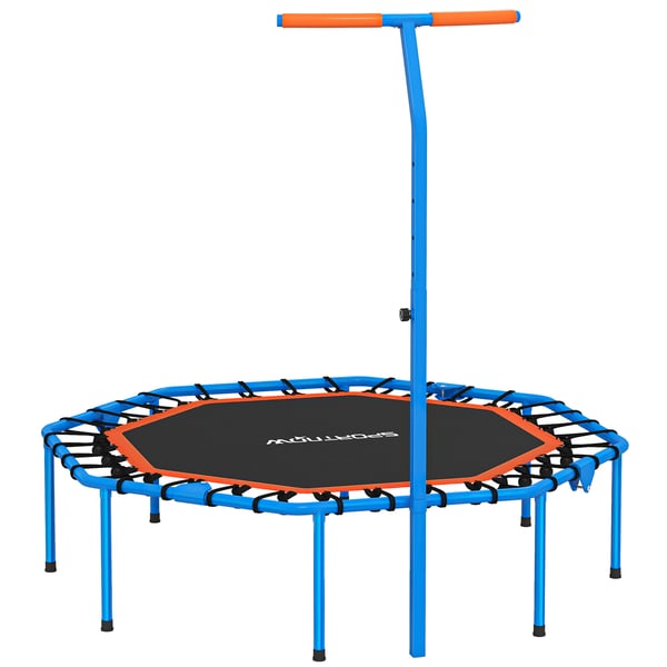 Fitness Trampolin 128x120x98 cm Blå, Stål