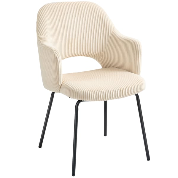 Spisestol, 57x62,5x85,5 cm, Beige, Sæde i snorpolstring