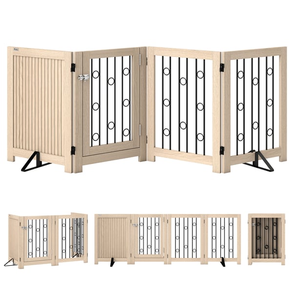 Kæledyrsport, 205x30.5x70 cm, Eg, MDF, Stål Kæledyrsport, 205x30.5x70 cm, Eg, MDF, Stål