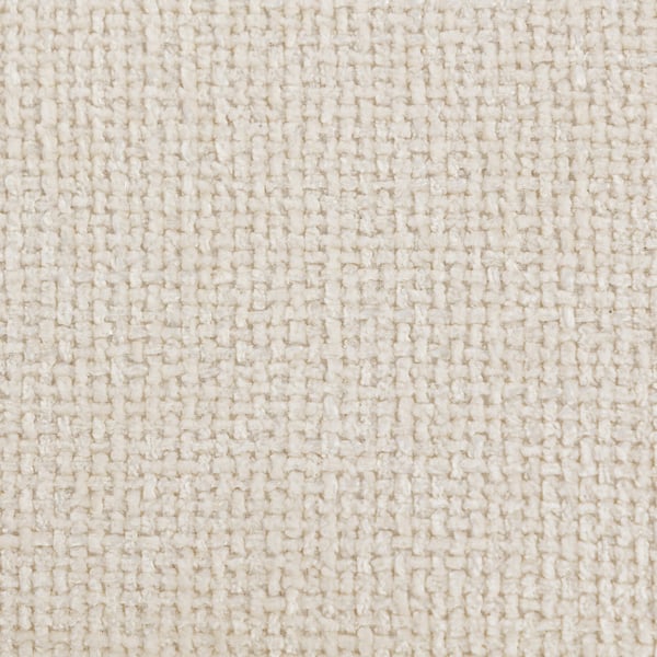 Skammel, 45x41x38 cm, Hvid, Chenillepolstring