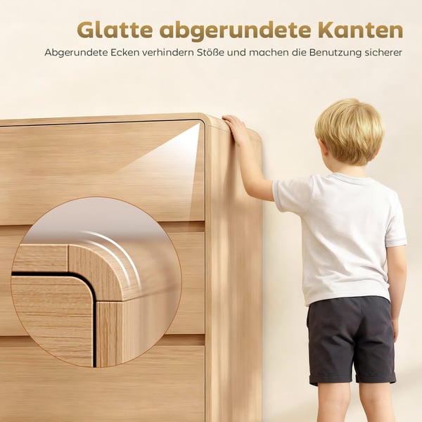 Skænk, 100x38x86 cm, Naturtræ, MDF