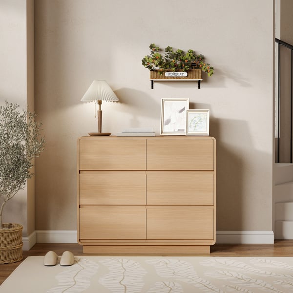 Skænk, 100x38x86 cm, Naturtræ, MDF