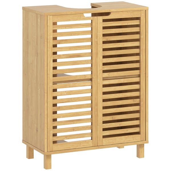 Vaskeskab, 60x30x80 cm, Natur, Bambus Vaskeskab, 60x30x80 cm, Natur, Bambus