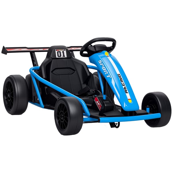 Elektrisk Gokart 119x77x54 cm Blå, nylon dæk, metalramme