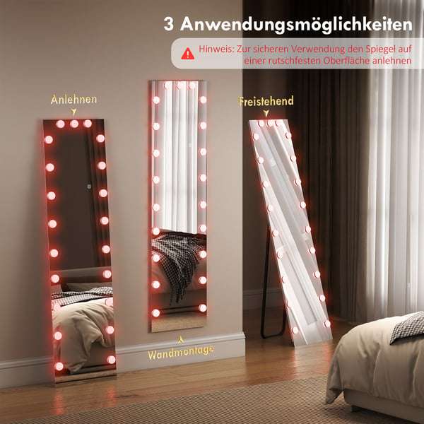 Helspegel, 150x40 cm, Transparent, Härdat glas
