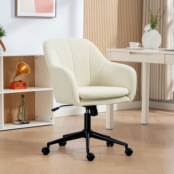 Toimistotuoli, 60x63x84-94 cm, beige, kangas