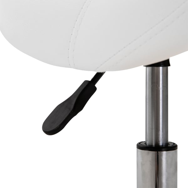 Sadelpall, 52x53x49-61 cm, Vit