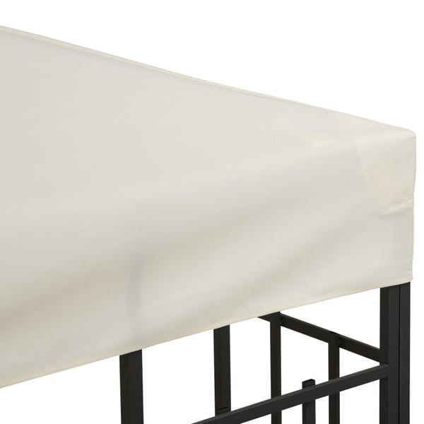 Pavillon Udskiftnings Tag, 300x300 cm, Hvid