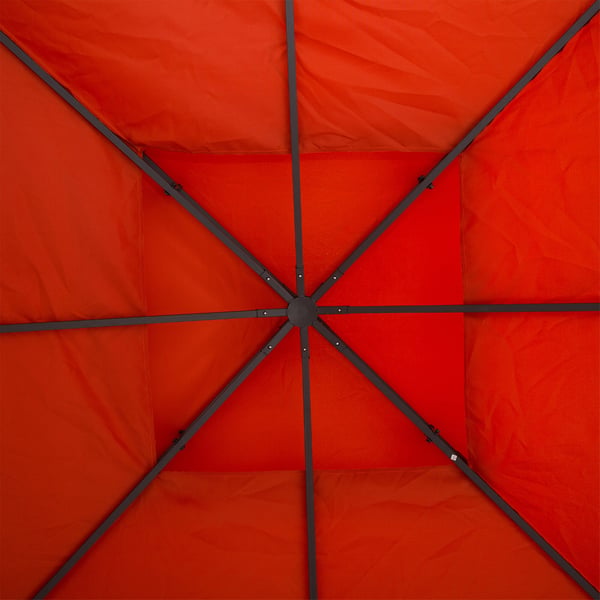 Paviljong Reservtak, 300x300 cm, Röd