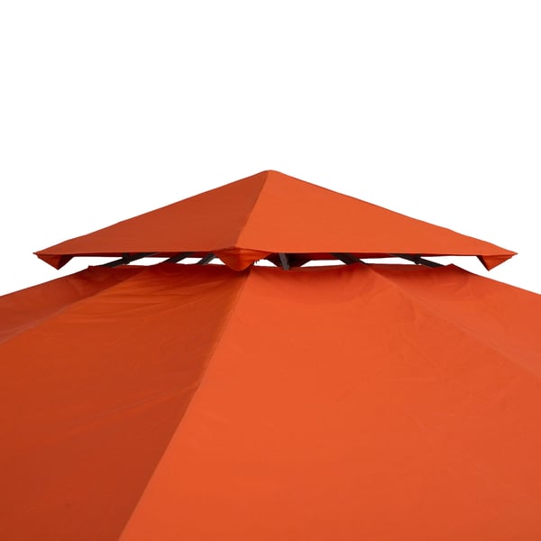 Paviljong Reservtak, 300x300 cm, Röd