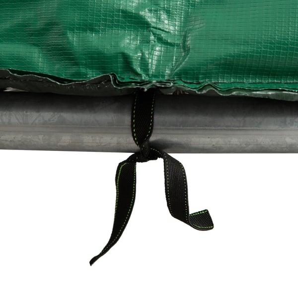 Turvapehmuste trampoliinille, 244 cm, vihreä