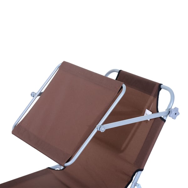 Solstol, 187x58x36 cm, Brun