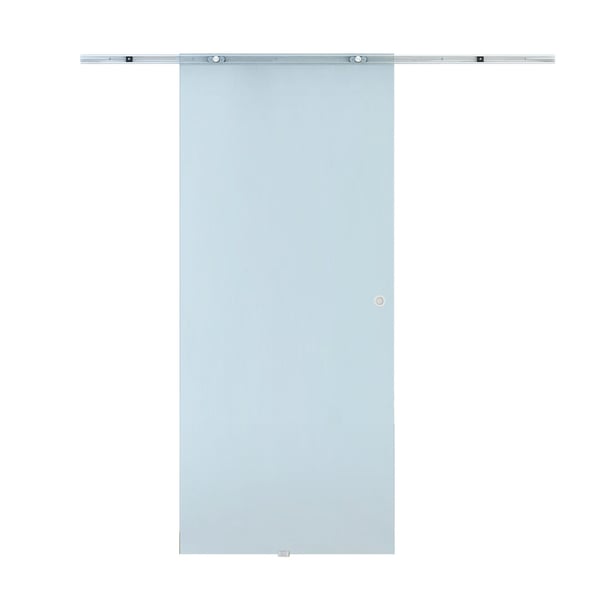 Skjutdörr i glas, 77,5x205 cm, Frostad