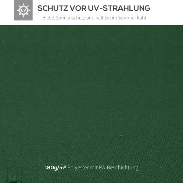 Udskiftnings tag til pavillon, 300x300 cm, grå