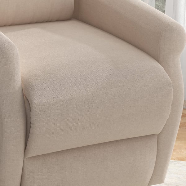 Fåtölj med reclinerfunktion, 72,5x94x109 cm, Cream