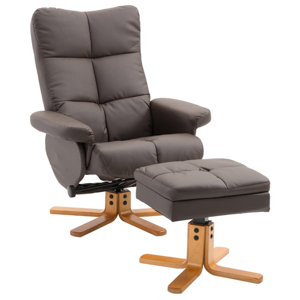 Recliner lænestolssæt, 80x86x99 cm, brun