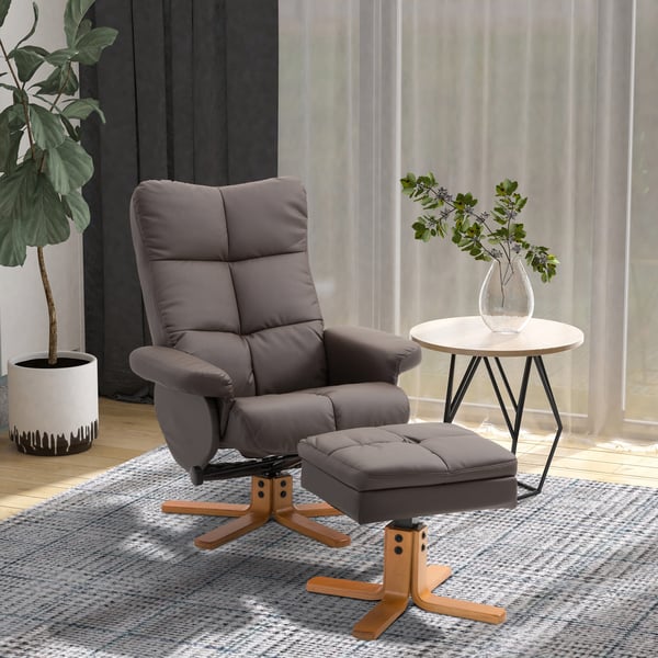 Recliner lænestolssæt, 80x86x99 cm, brun