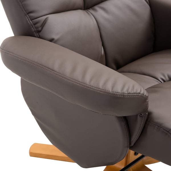 Recliner lænestolssæt, 80x86x99 cm, brun