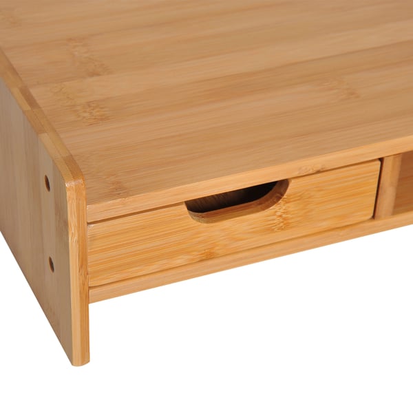 Bildskärmsstativ, 49x25,5x11,5 cm, Natur