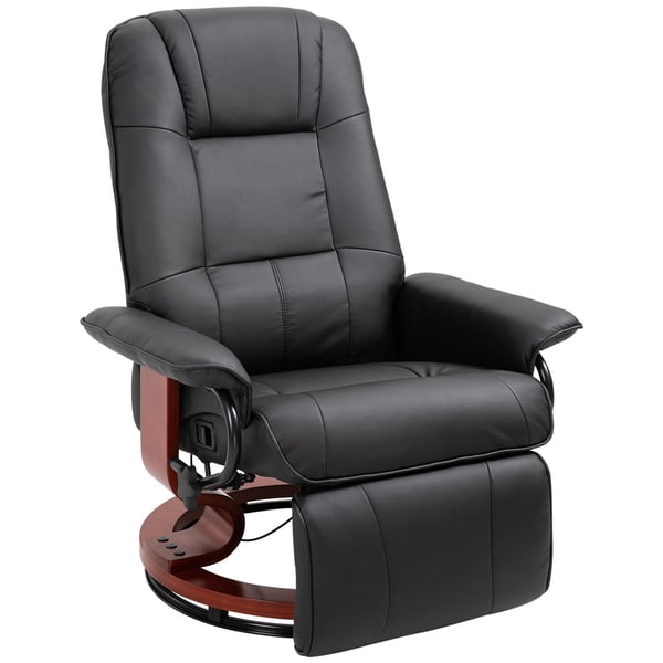 Fåtölj med reclinerfunktion, 78x87x100 cm, Svart