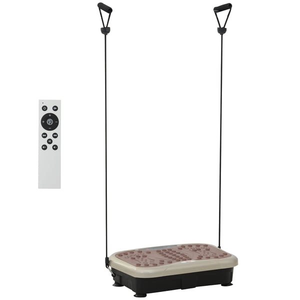 Vibrationsplade, 54x33x14 cm, Sort