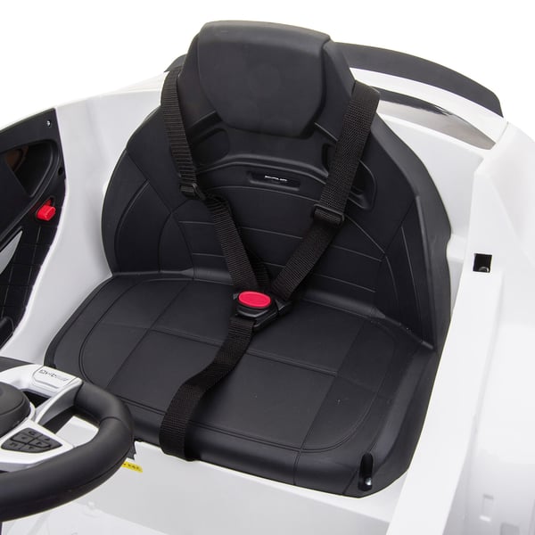 Sähköauto, 115x70x55 cm, valkoinen