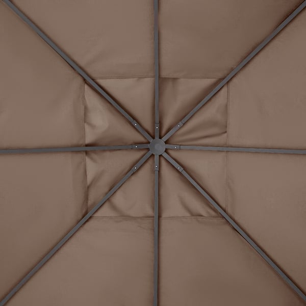 Paviljong reservtak, 298x295 cm, Brun