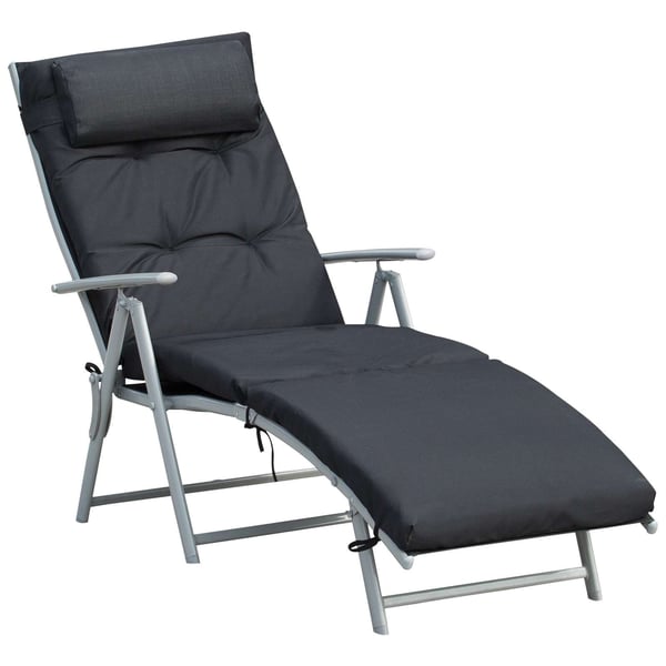 Solstol, 137x63,5x100,5 cm, Svart