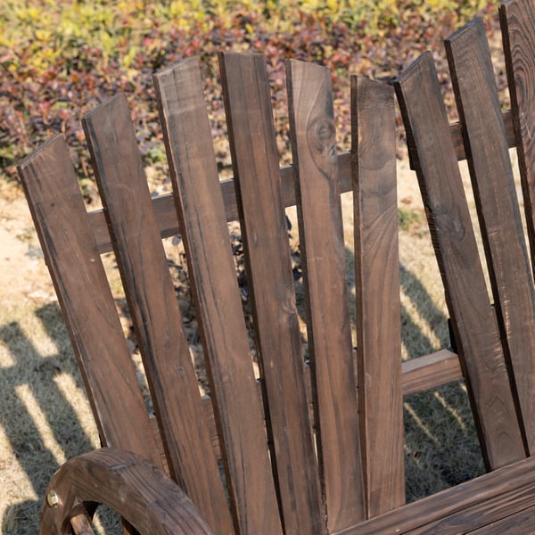 Trädgårdsbänk, 108x66x95 cm, Brun