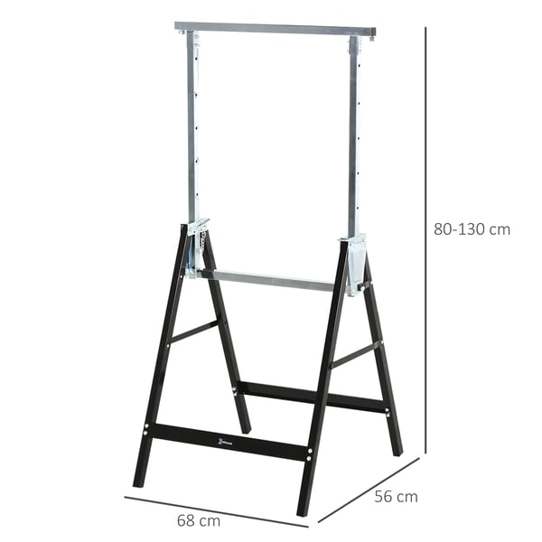 Bukbukke, 68x56x80-130 cm, Sort