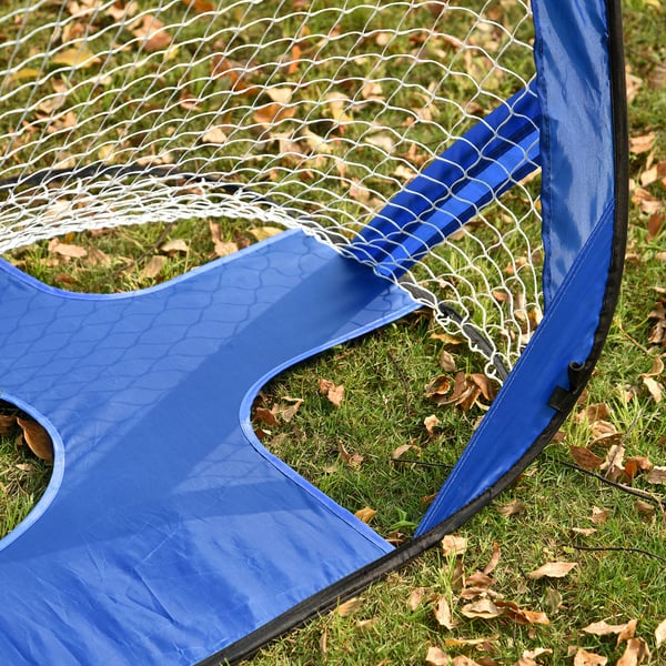 Pop Up fodboldmål sæt, 123x80x80 cm, Blå