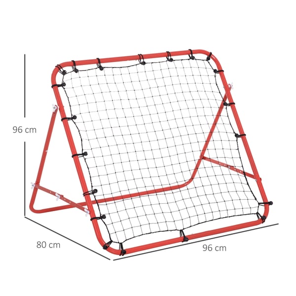 Rebound Net, 96x80x96 cm, Rød-Sort