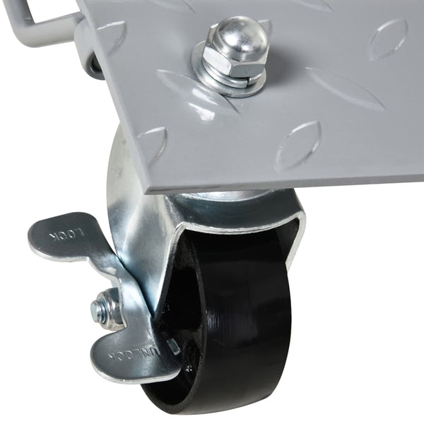 Auton siirtovaunu, 40.5x30x13.5 cm, harmaa