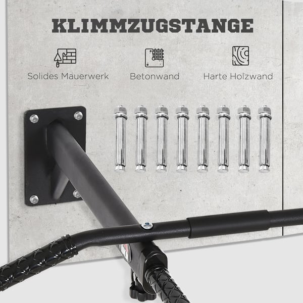 Pull Up Bar, 93,5x65x17 cm, Sort