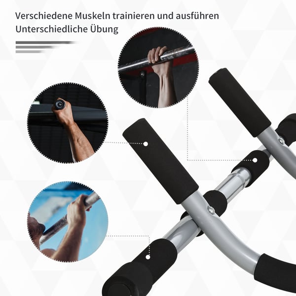 Pull-Up Bar, 92x40x17 cm, Svart