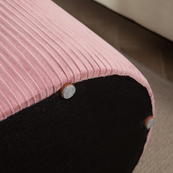 Bænk med opbevaring, 81x40x41 cm, Pink
