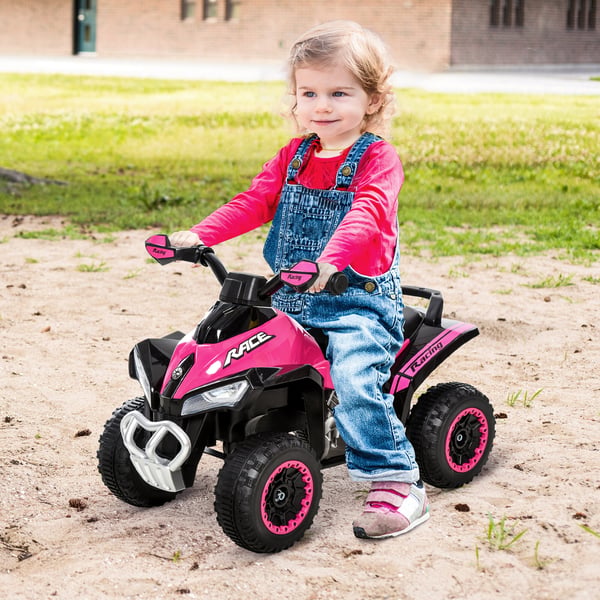 Ride-On bil, 67,5x38x44 cm, pink