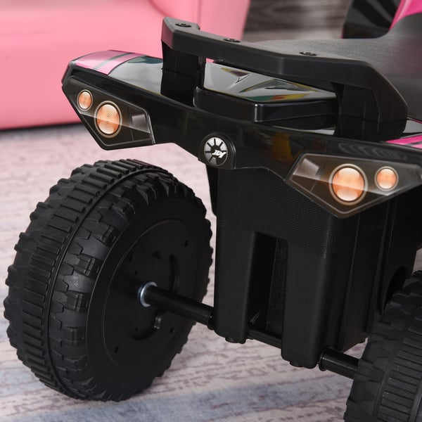 Ride-On bil, 67,5x38x44 cm, pink