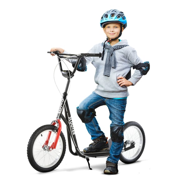 Sparkcykel, 139x58x90-96 cm, Blå Sparkcykel, 139x58x90-96 cm, Blå