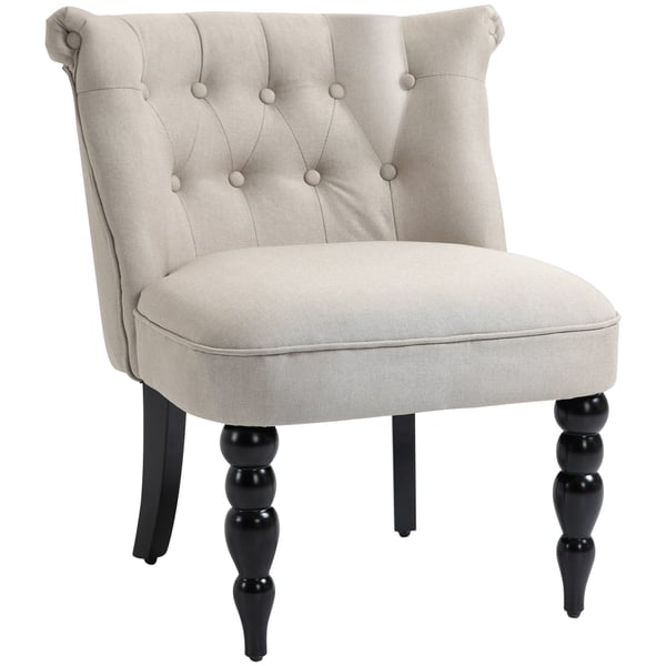 Lænestol, 67x67x78 cm, Beige Sort