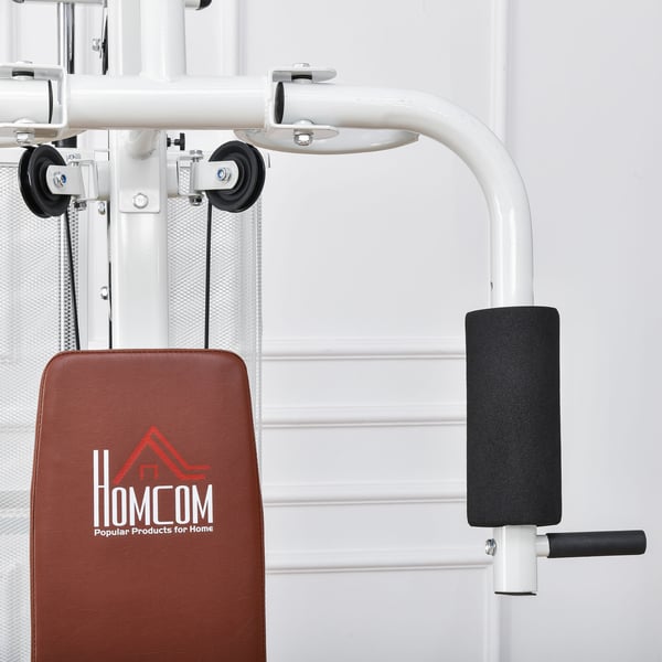 Hemmagymstation, 150x110x210 cm, Vit
