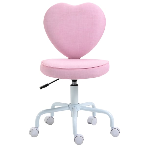 Kontorstol, 40x50x79-89 cm, Pink