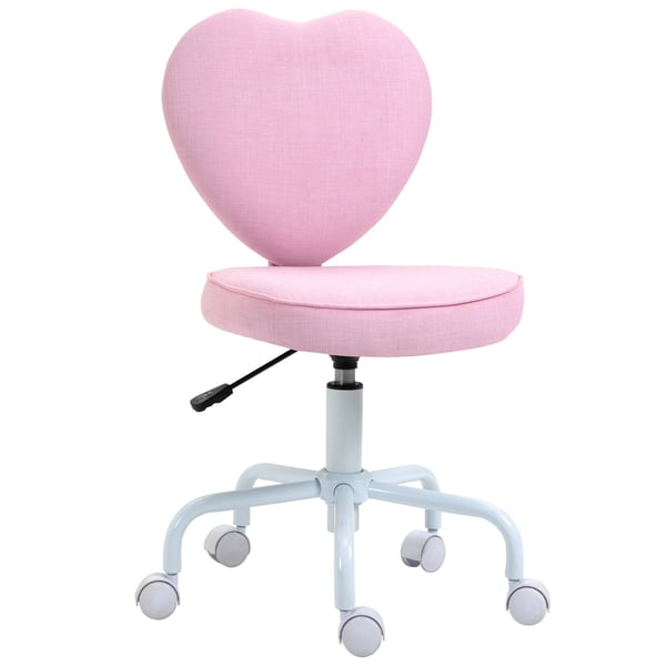 Kontorstol, 40x50x79-89 cm, Pink