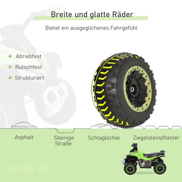 Ride-On legetøjsbil, 67,5x38x44 cm, Grøn