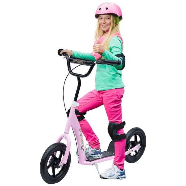 Sparkcykel, 120x52x80-88 cm, Rosa Sparkcykel, 120x52x80-88 cm, Rosa