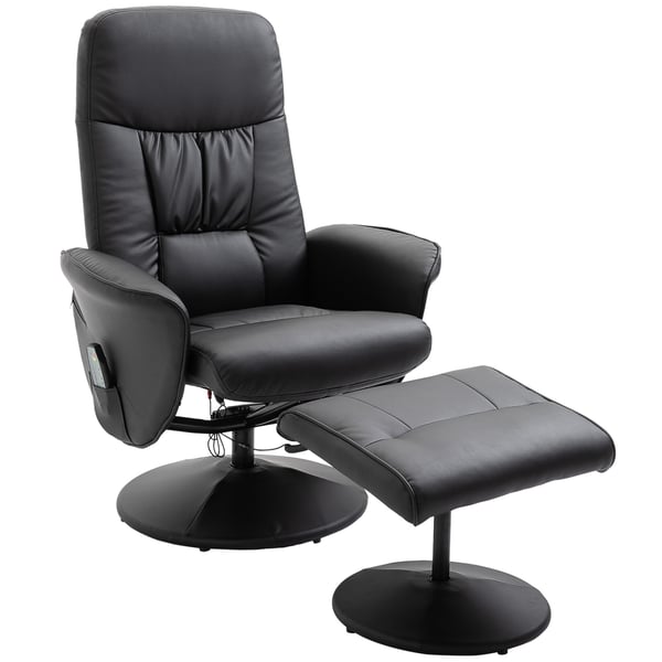 Recliner stol, 76x81x105 cm, Sort