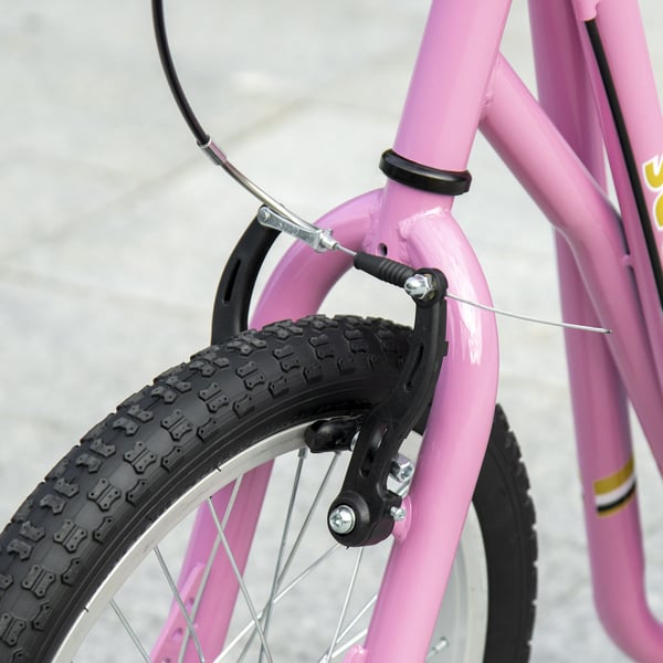 Sparkcykel, 135x58x92-100 cm, Rosa