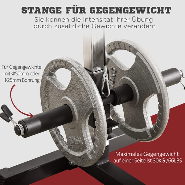 Home Gym Station, 107x120x190 cm, Sort