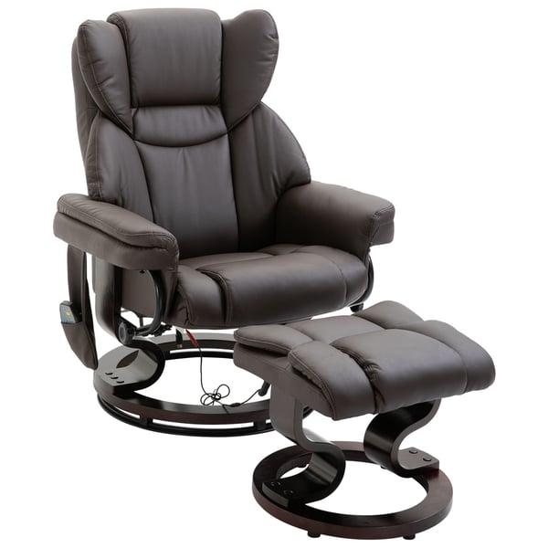 Fåtölj med reclinerfunktion, 79x82x101 cm, Brun
