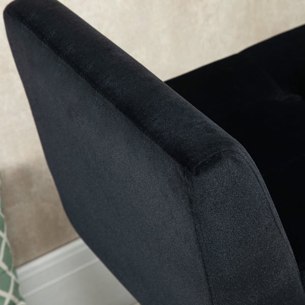 Bänk, 107x42x65 cm, Svart